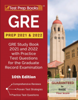 GRE Prep 2021 and 2022, 10th Edition GRE Prep 2021 and 2022, 10th Edition